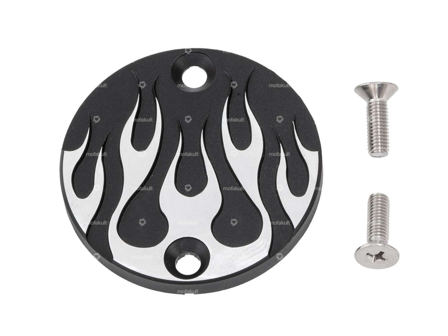 Emblem «Flames» schwarz Carousel Image 1