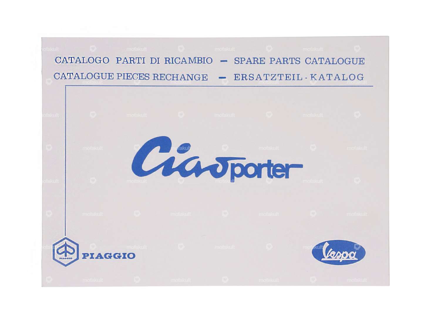 Ersatzteilkatalog | Piaggio Ciao Porter Carousel Image 1