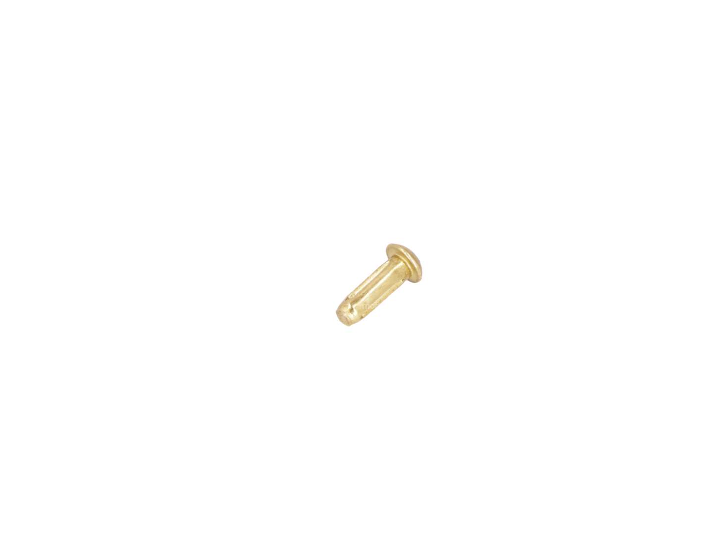 Notched nail 2 x 6 mm brass Carousel Image 1