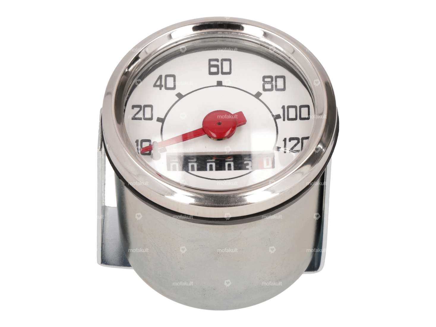 Tacho 120 km/h Ø 48 mm Veglia-Nachbau | Piaggio Ciao, SI, Bravo, Boxer Carousel Image 1