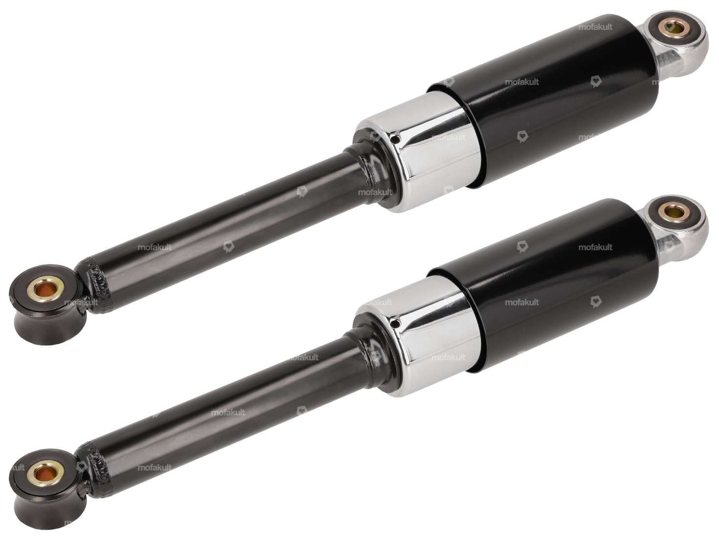 Stossdämpfer 31.5 cm schwarz / Chrom | Zündapp ZD, ZR Carousel Image 1