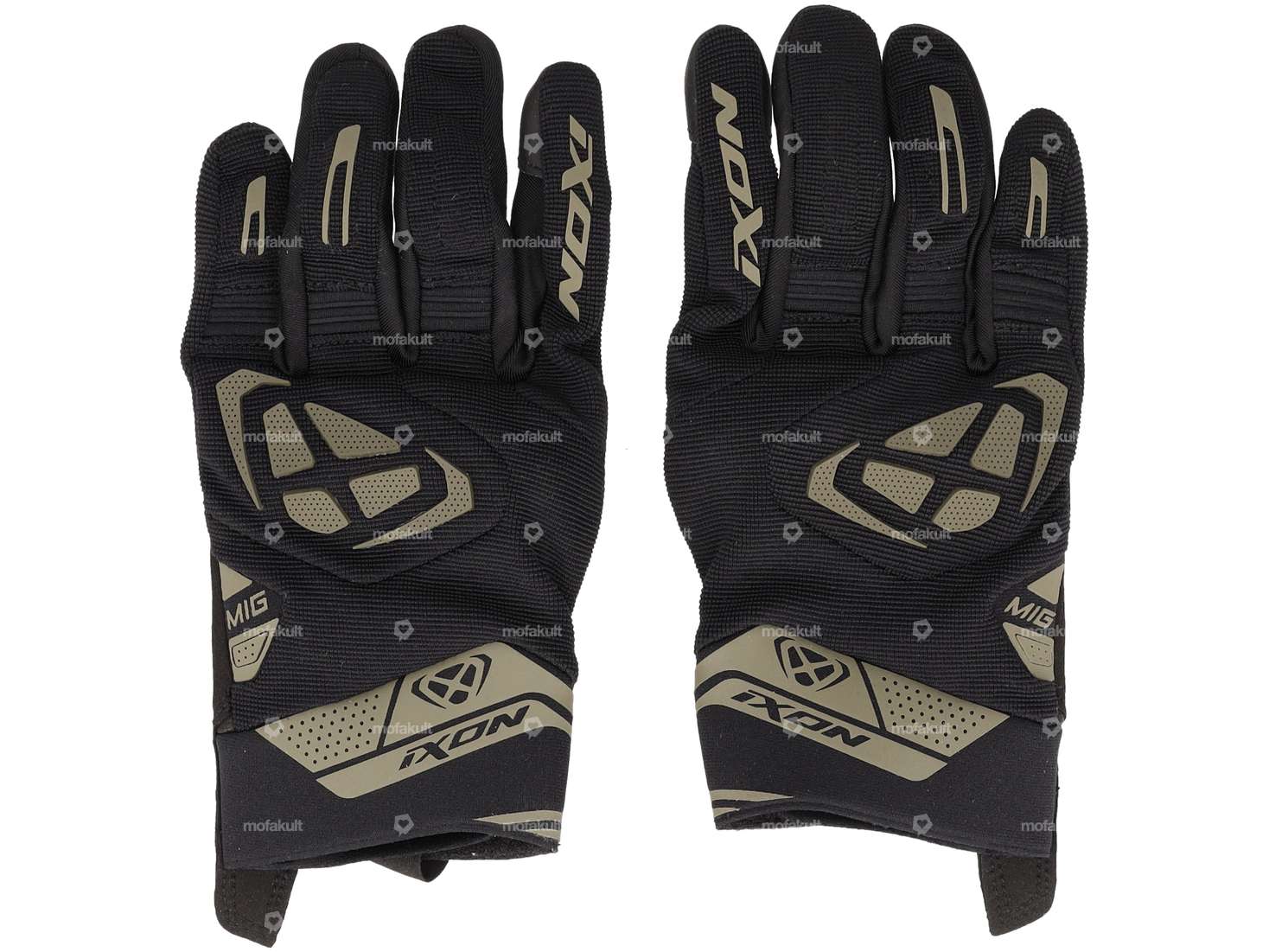 IXON glove "MIG 2" black / beige Carousel Image 1