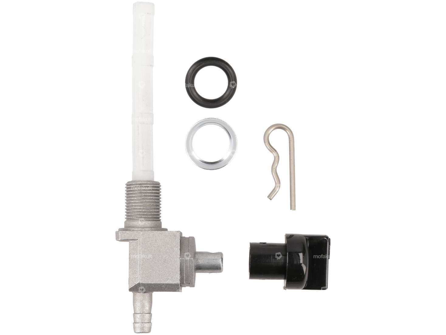 OMG Benzinhahn senkrecht M12x1 mit Drehknopf (zum Einschrauben) unten abgehend Carousel Image 2