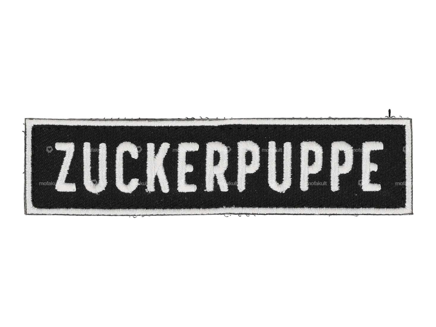 mk-Merch patch "ZUCKERPUPPE" black Carousel Image 1