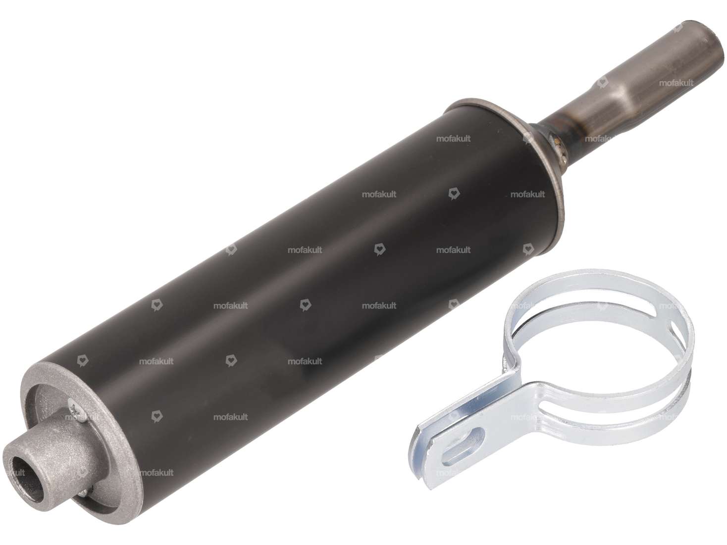 Polini Schalldämpfer 16 mm Alu schwarz Carousel Image 1