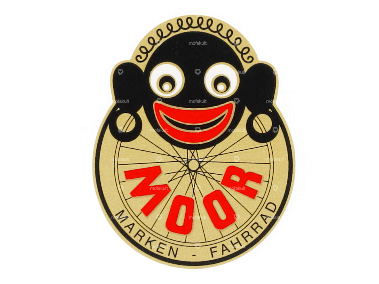 Aufkleber «Wappen MOOR» 44x55 Steuerrohr Carousel Image 1