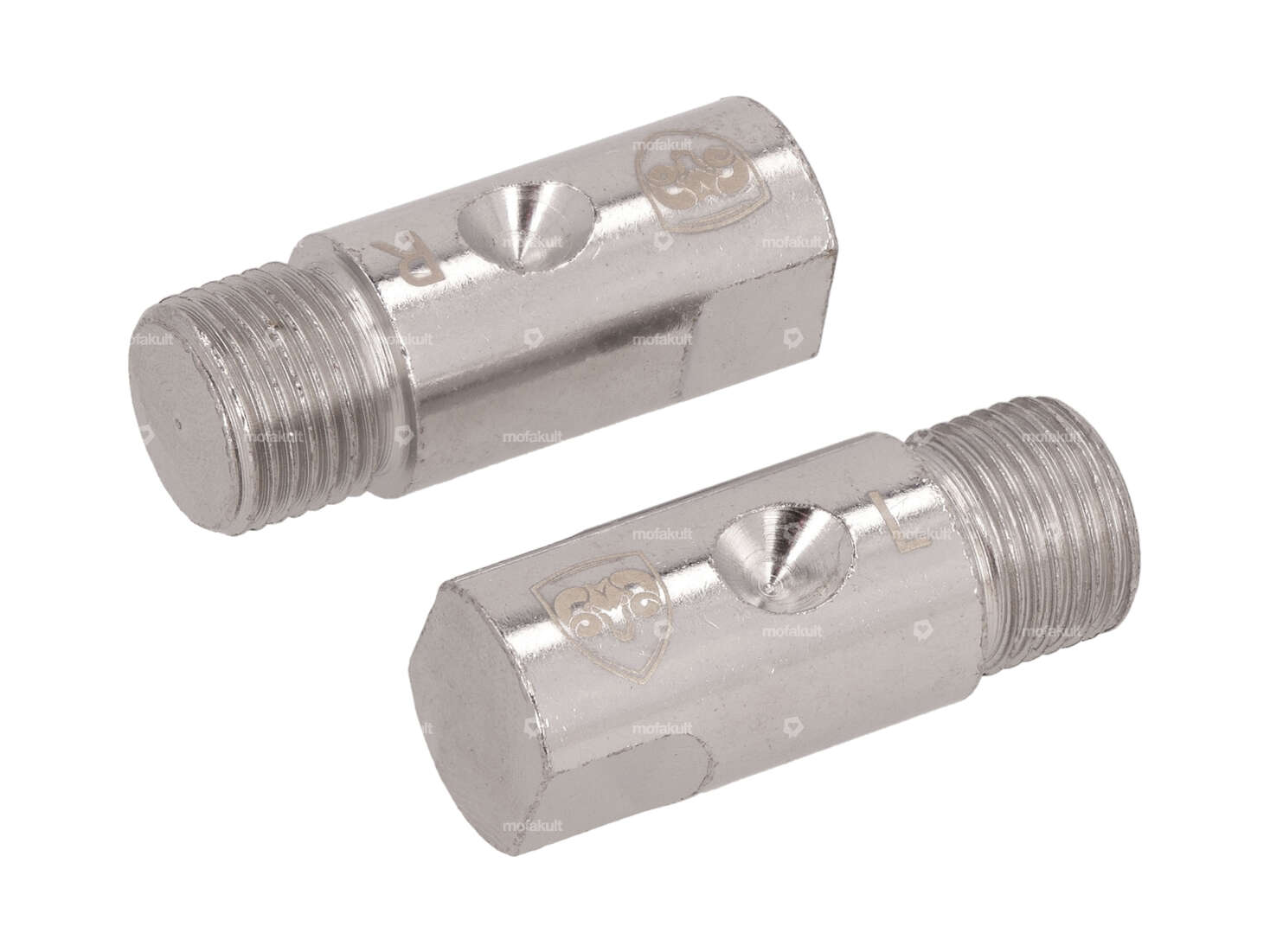 66HEROES Bolzen-Set 9/16" kurz Pedalarme Chrom Carousel Image 1