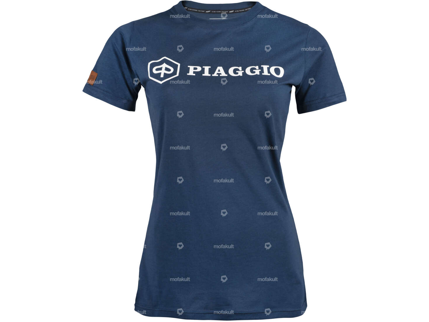 mk-Merch T-Shirt «Piaggio» (S-XXL) Woman Dark Blue Carousel Image 1
