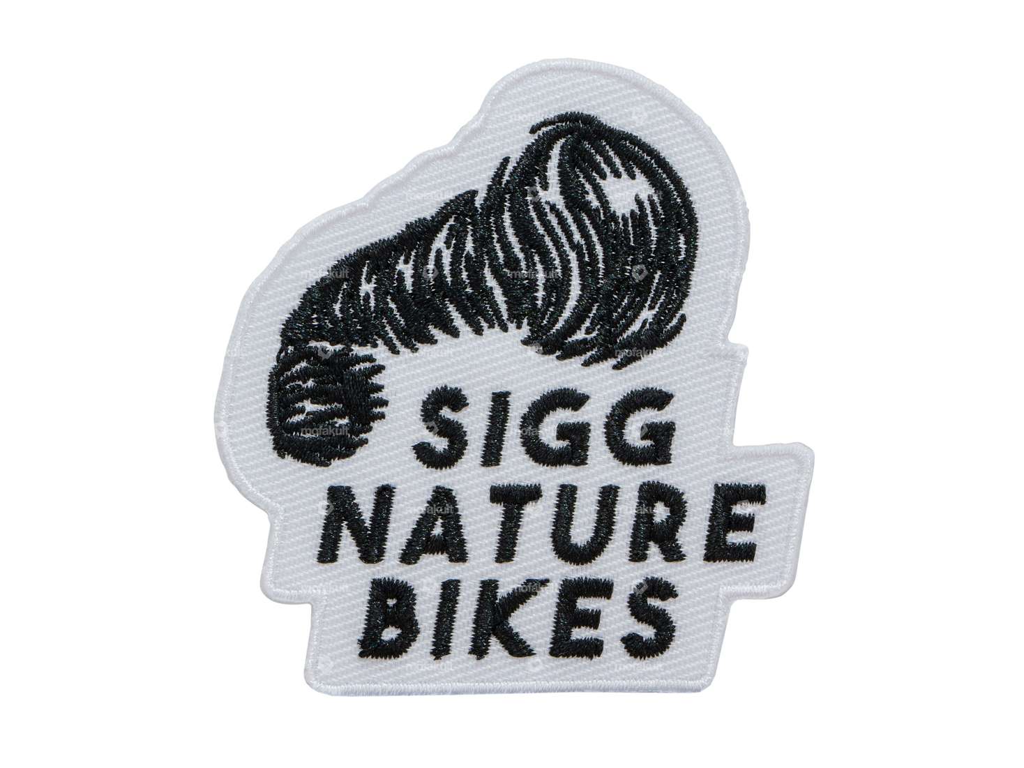 Siggnature patch "Tolle" 60 x 65 mm white Carousel Image 1