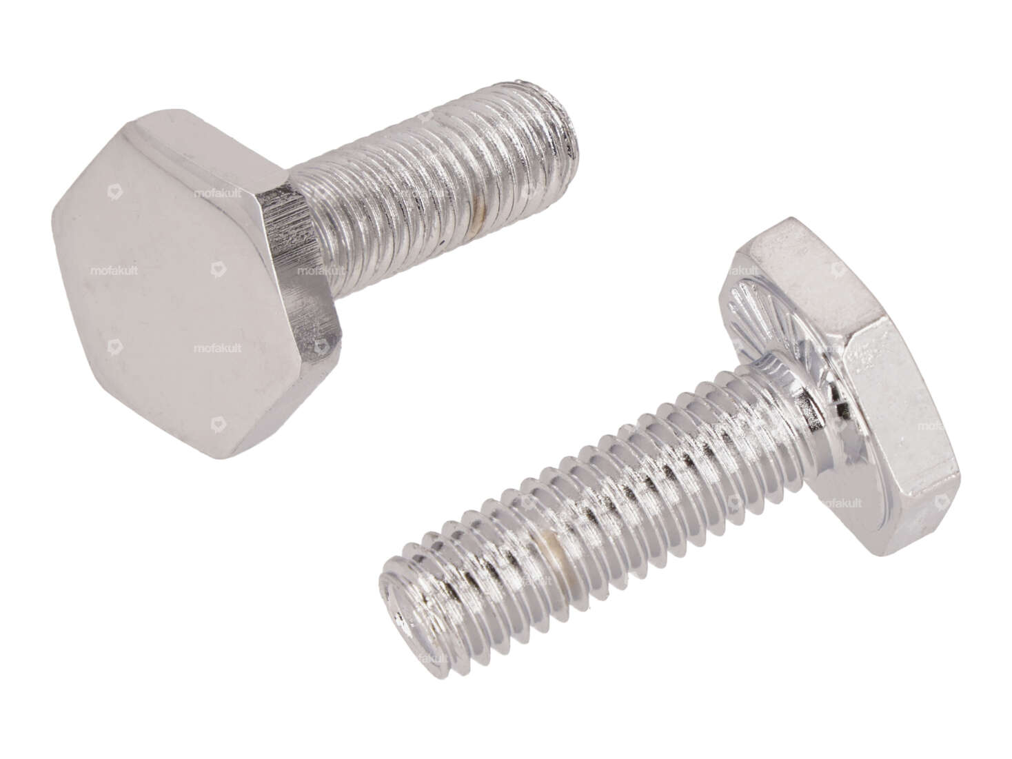 Screw M8 fork plate pair chrome | Puch Carousel Image 1