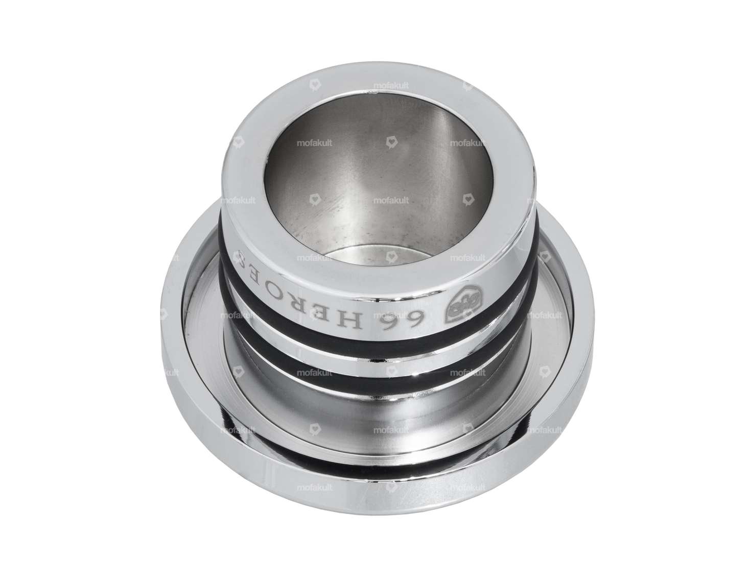 66HEROES Tank cap round chrome | Zündapp Belmondo Carousel Image 2