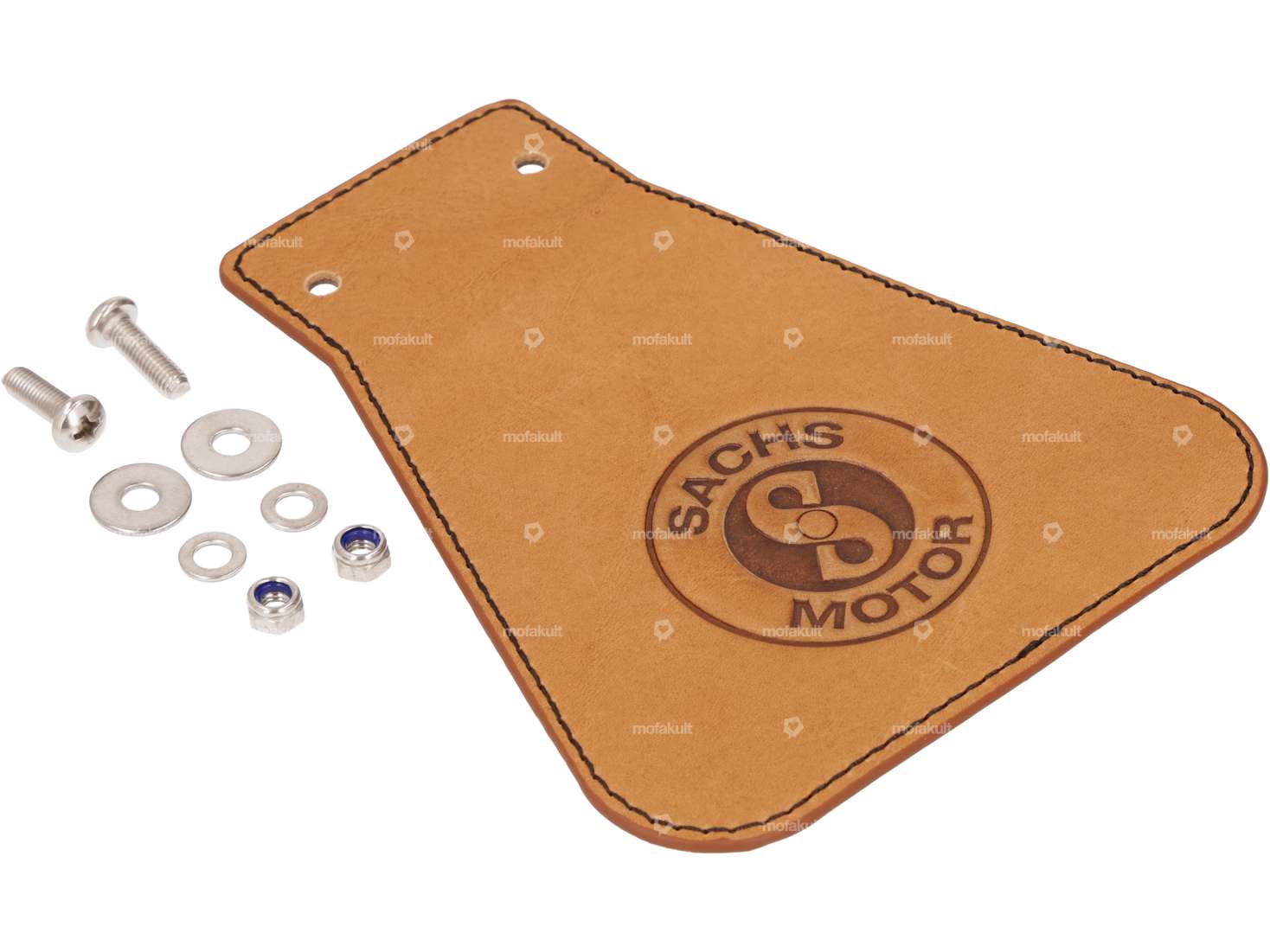 66HEROES Spritzschutzlappen «Sachs» schmal Leder Carousel Image 2