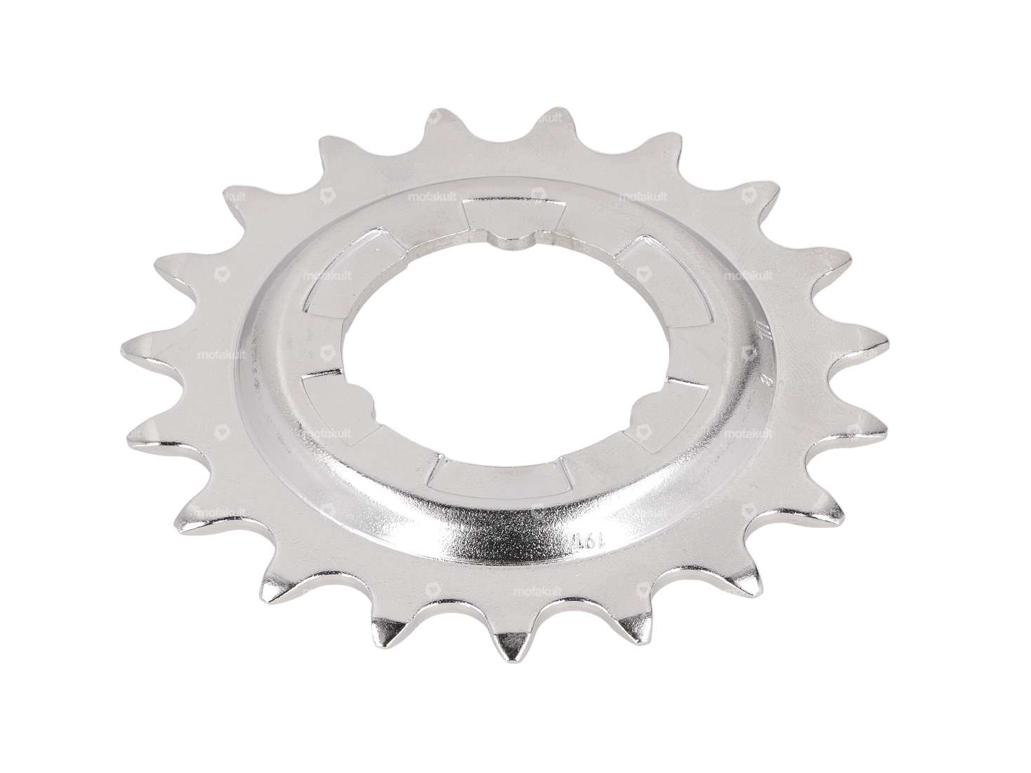Zahnkranz Rücktritt 19 z. leicht gekröpft Chrom Carousel Image 2