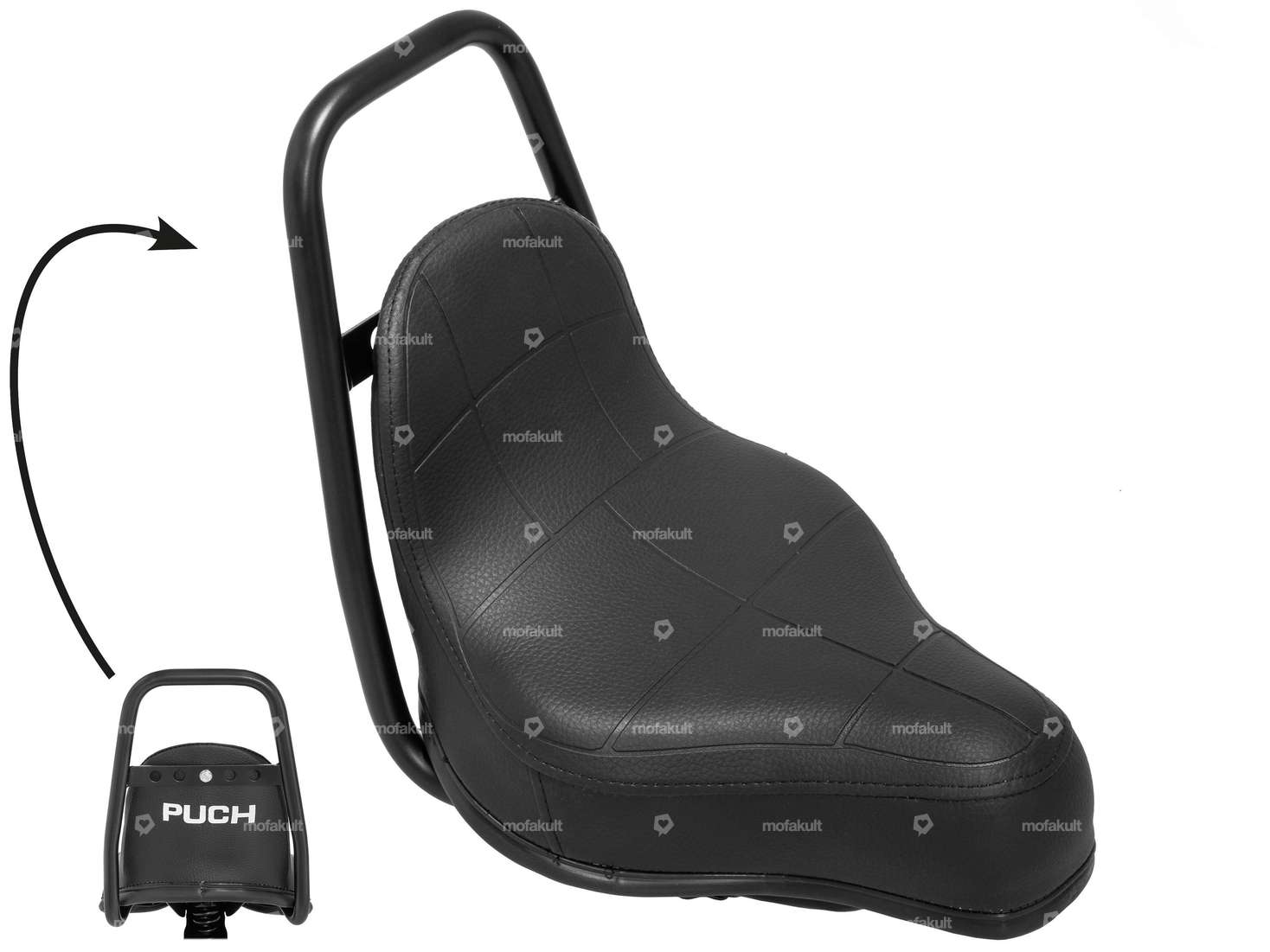 Sattel «Hobby Rider» schwarz Carousel Image 1