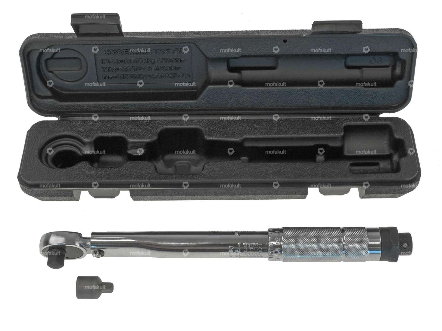 IceToolz Drehmomentschlüssel 3/8" mit 1/4" Übergangsstück 5 - 25 Nm Carousel Image 2