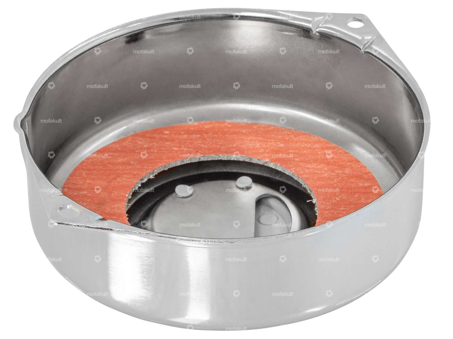 GPO Zündungsdeckel Chrom «Puch» Emblem grau | Puch Carousel Image 3