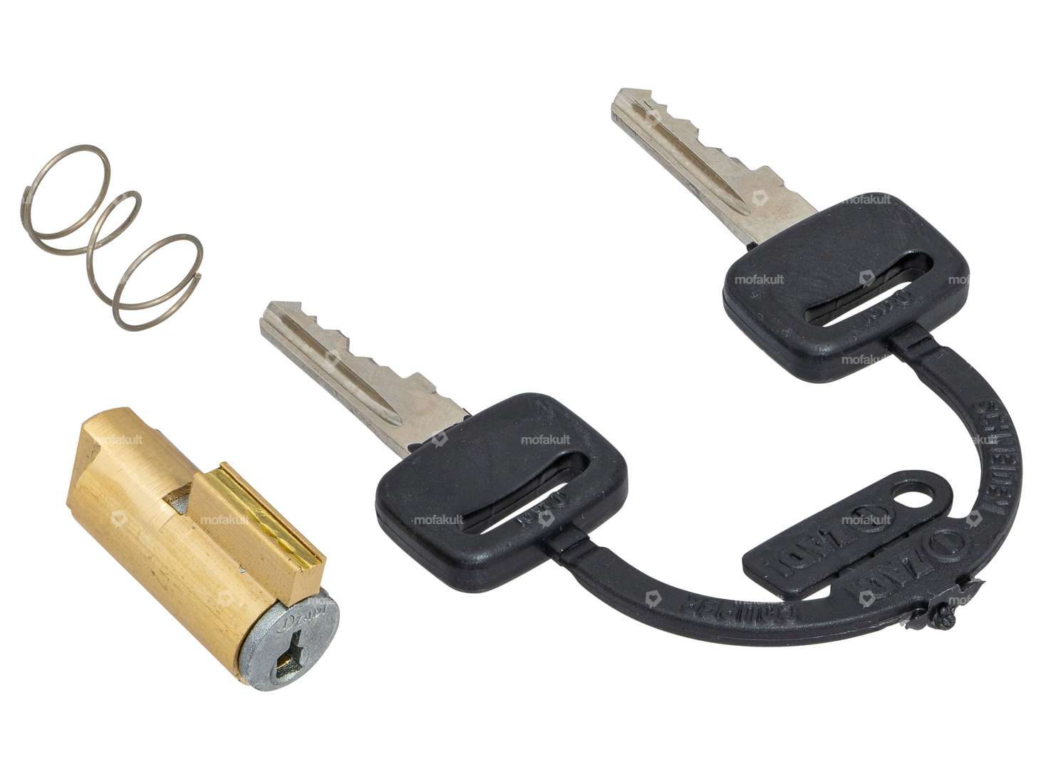 ZADI Lenkschloss 4 mm Kunststoffschlüssel | Piaggio Ciao, SI, Bravo, Boxer Carousel Image 2