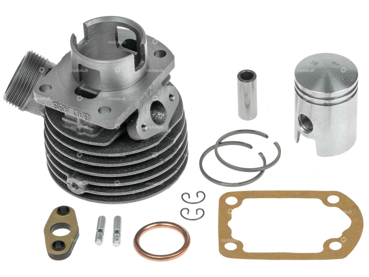 BAD ASS 38 mm cylinder kit, slotted | Sachs 50/2 (CH) Carousel Image 1