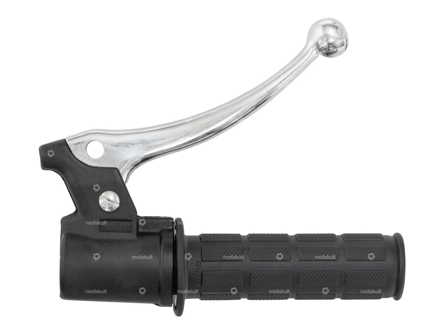 Domino Gasgriff Alu Blockmuster schwarz Carousel Image 1