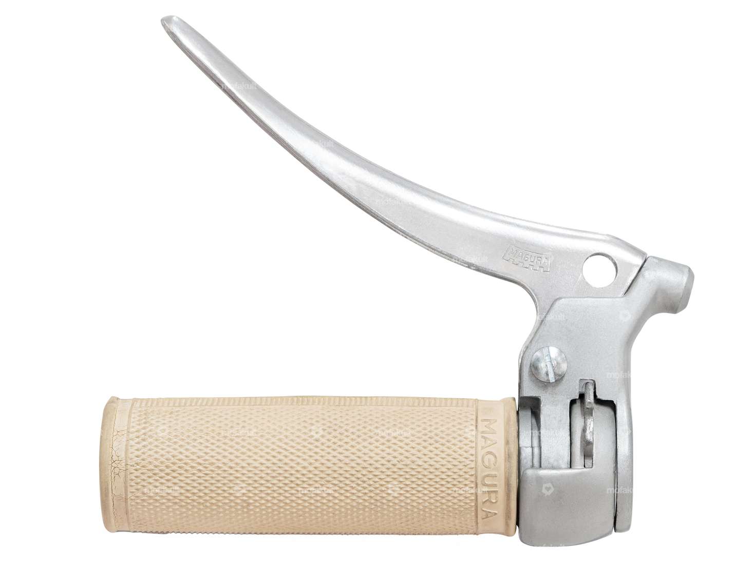 Magura Schaltgriff 2-Gang beige / silber NOS Carousel Image 1