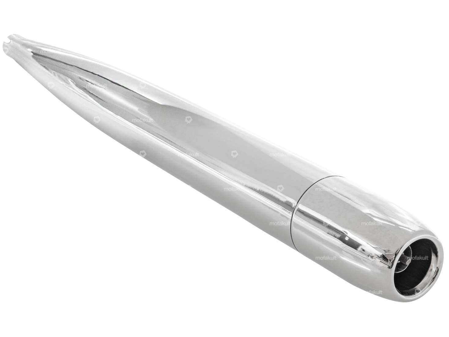 swiing® ingenious cigar Ø 28 / 70 mm chrome (reso exhaust) camouflaged | Puch Maxi S, N Carousel Image 2