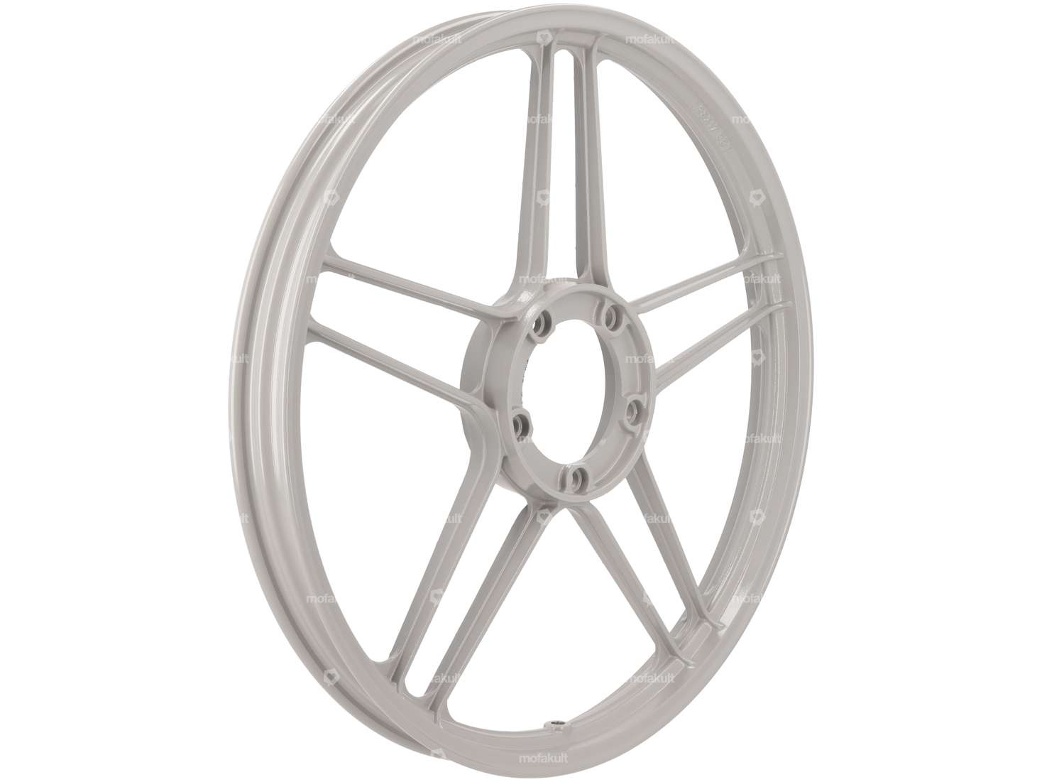 Wheel 17" cast gray (5 double spokes) Grimeca replica | Puch Carousel Image 2