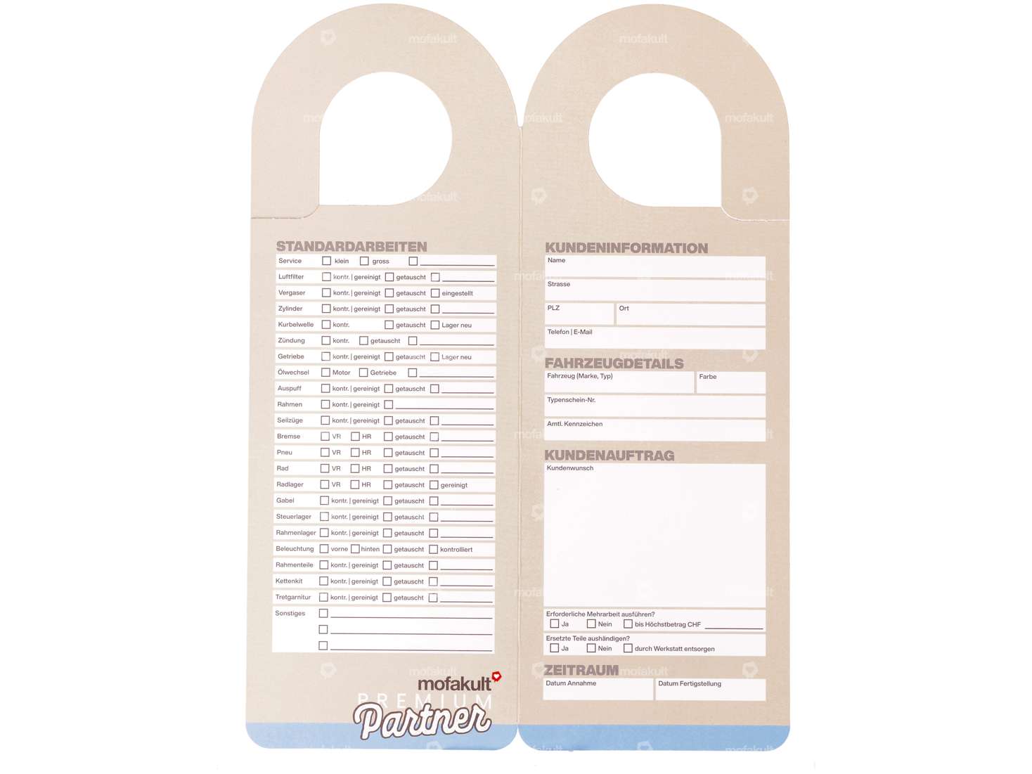 Werkstattkarte Premium Partner (20 Stk.) Carousel Image 2