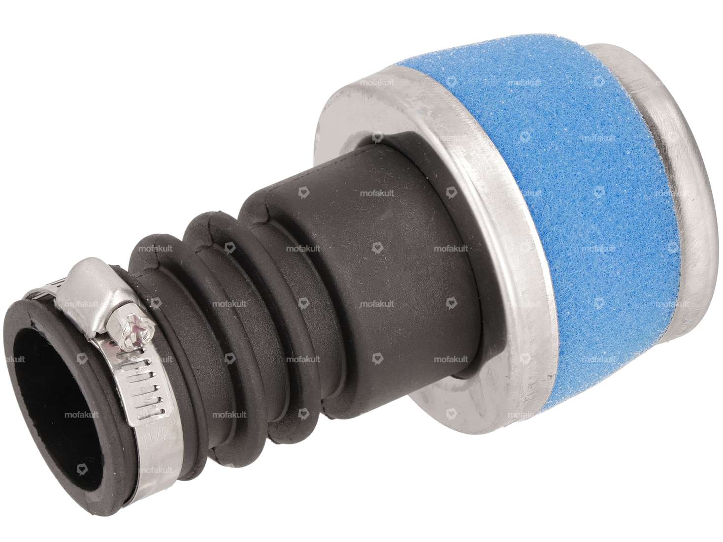 Pilzluftfilter Schaumstoff blau 28 - 32 mm Carousel Image 1