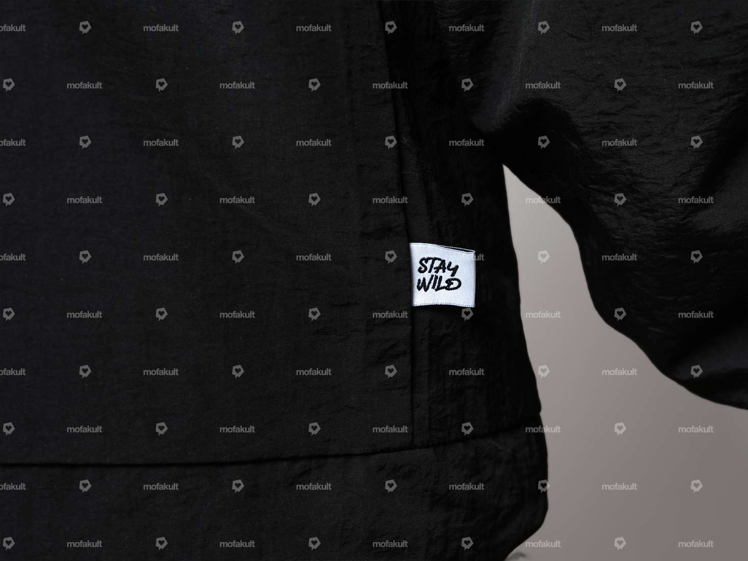 KULTWEAR "Ride" Windbreaker, Black/Gray Carousel Image 9