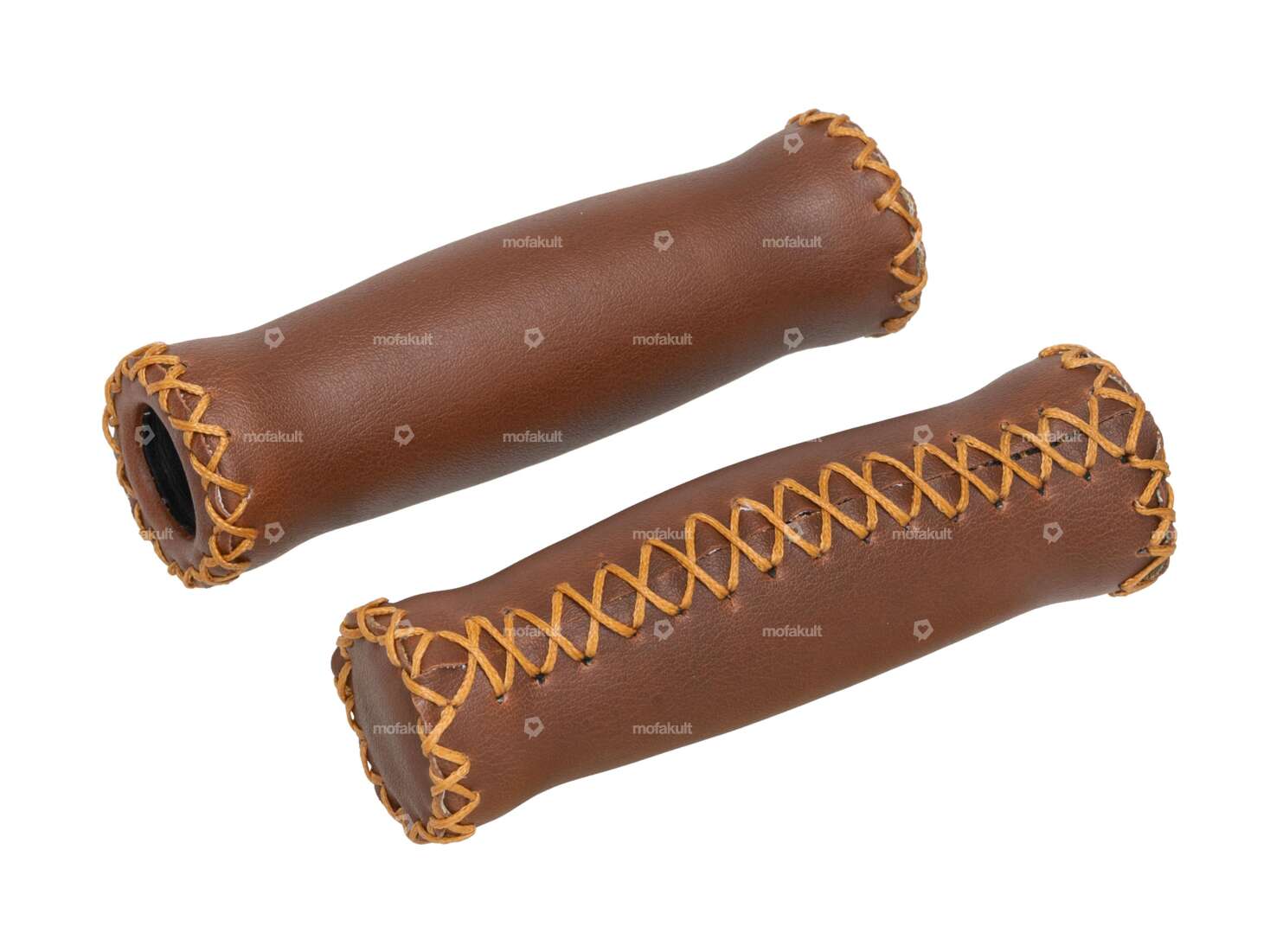 Handles imitation leather brown Carousel Image 1