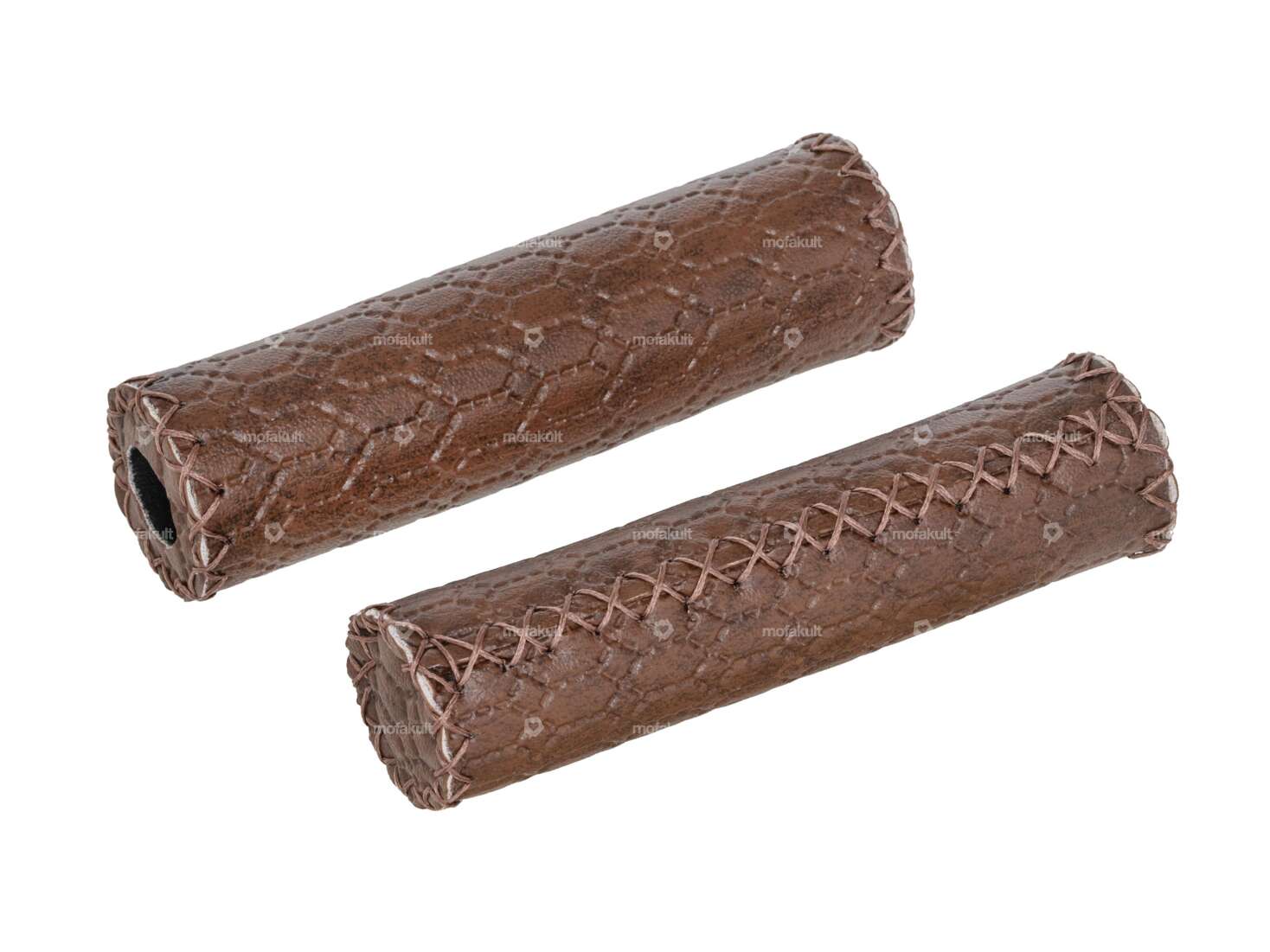 Handles British imitation leather brown Carousel Image 1