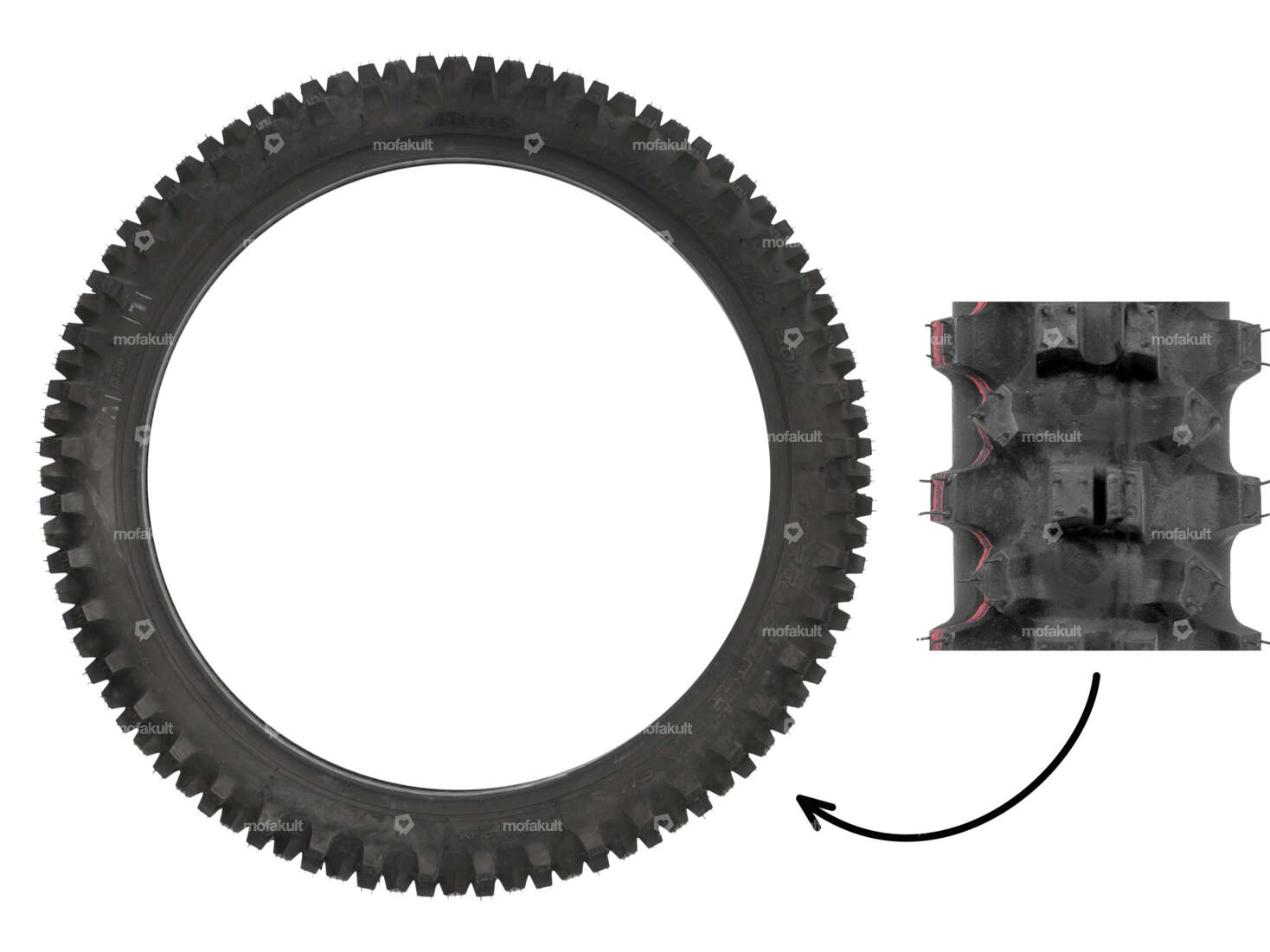 Mitas 70/100 x 17 Reifen Terra Force - MX SM Motocross Carousel Image 1
