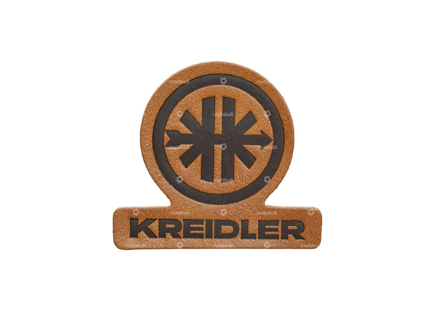 mk-Merch patch "Kreidler" 50 x 45 mm imitation leather Carousel Image 1
