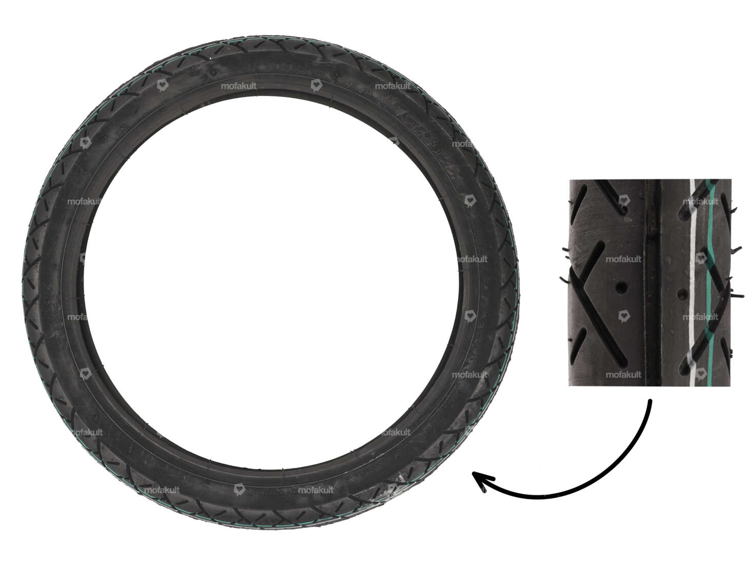 VeeRubber 2.25 x 17" Reifen VRM101 (V101) Semi-Slick Carousel Image 1