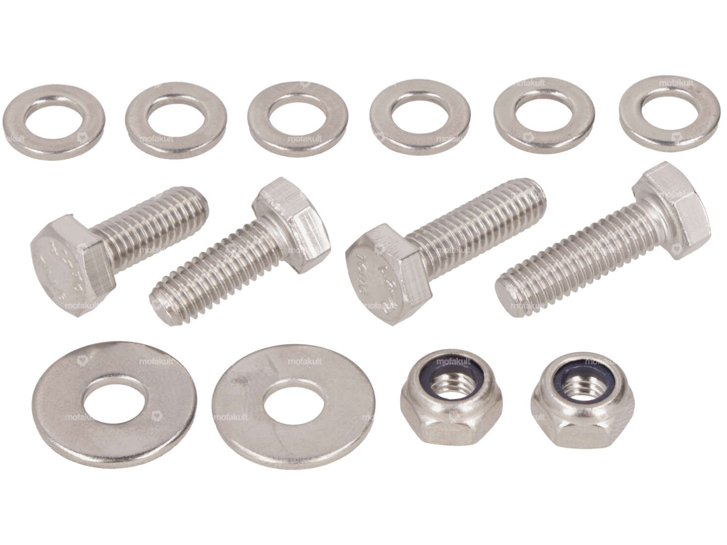 swiing® revival Schrauben-Set Zusatzgepäckträger Inox | Pony Cross 521 Carousel Image 1