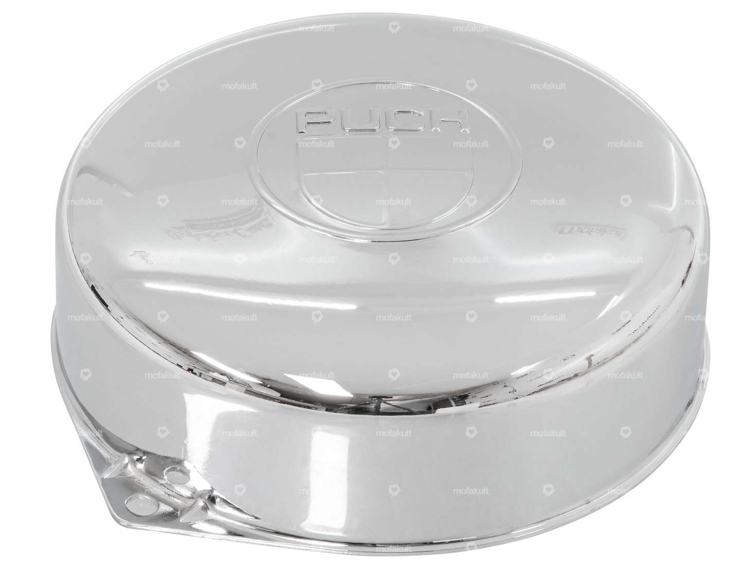 swiing® revival ignition cover "Puch" emblem chrome | Puch Carousel Image 2