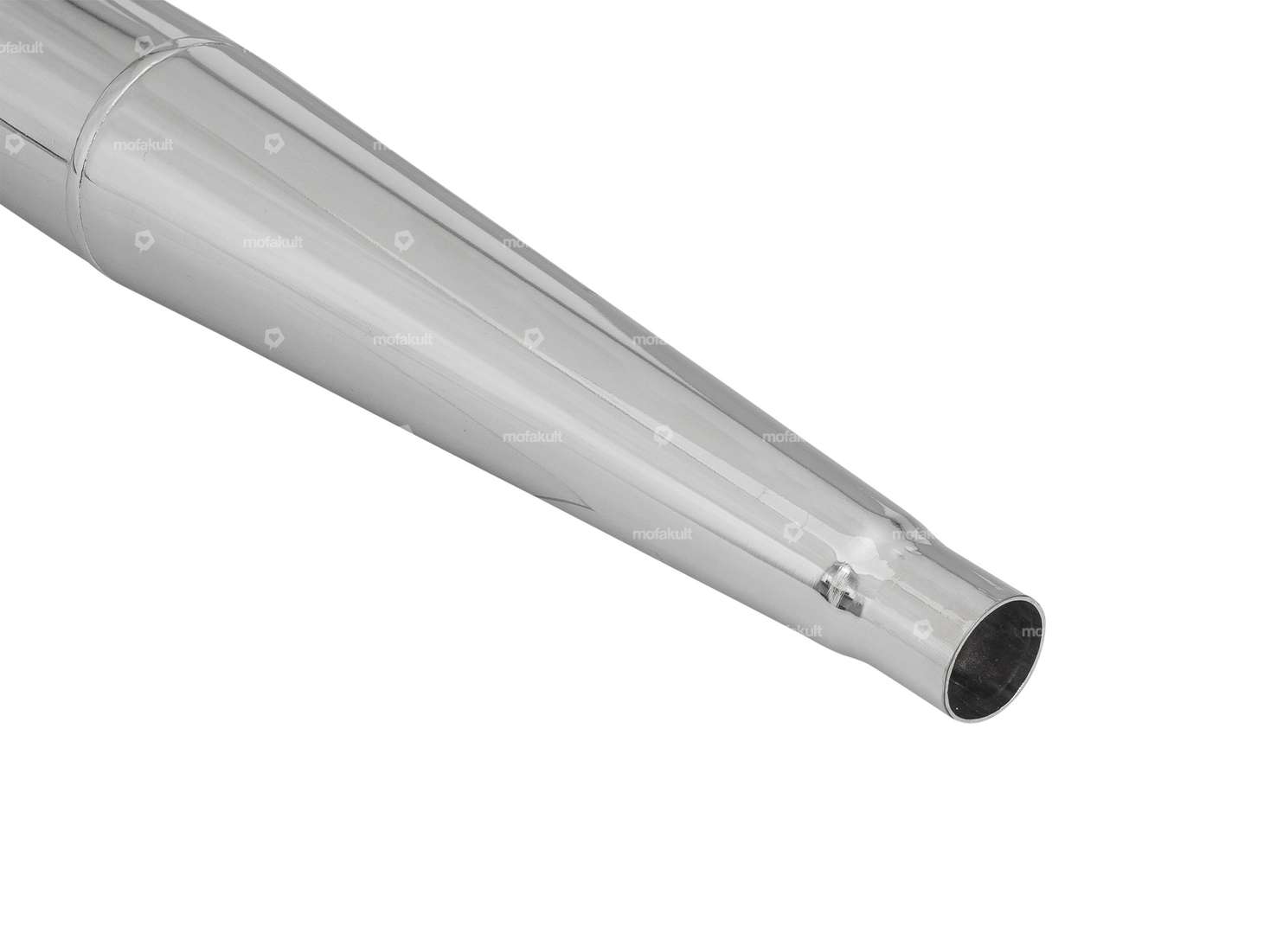 Jamarcol Endtopf Zigarre Ø 28 / 70 mm Chrom | Kreidler Carousel Image 4