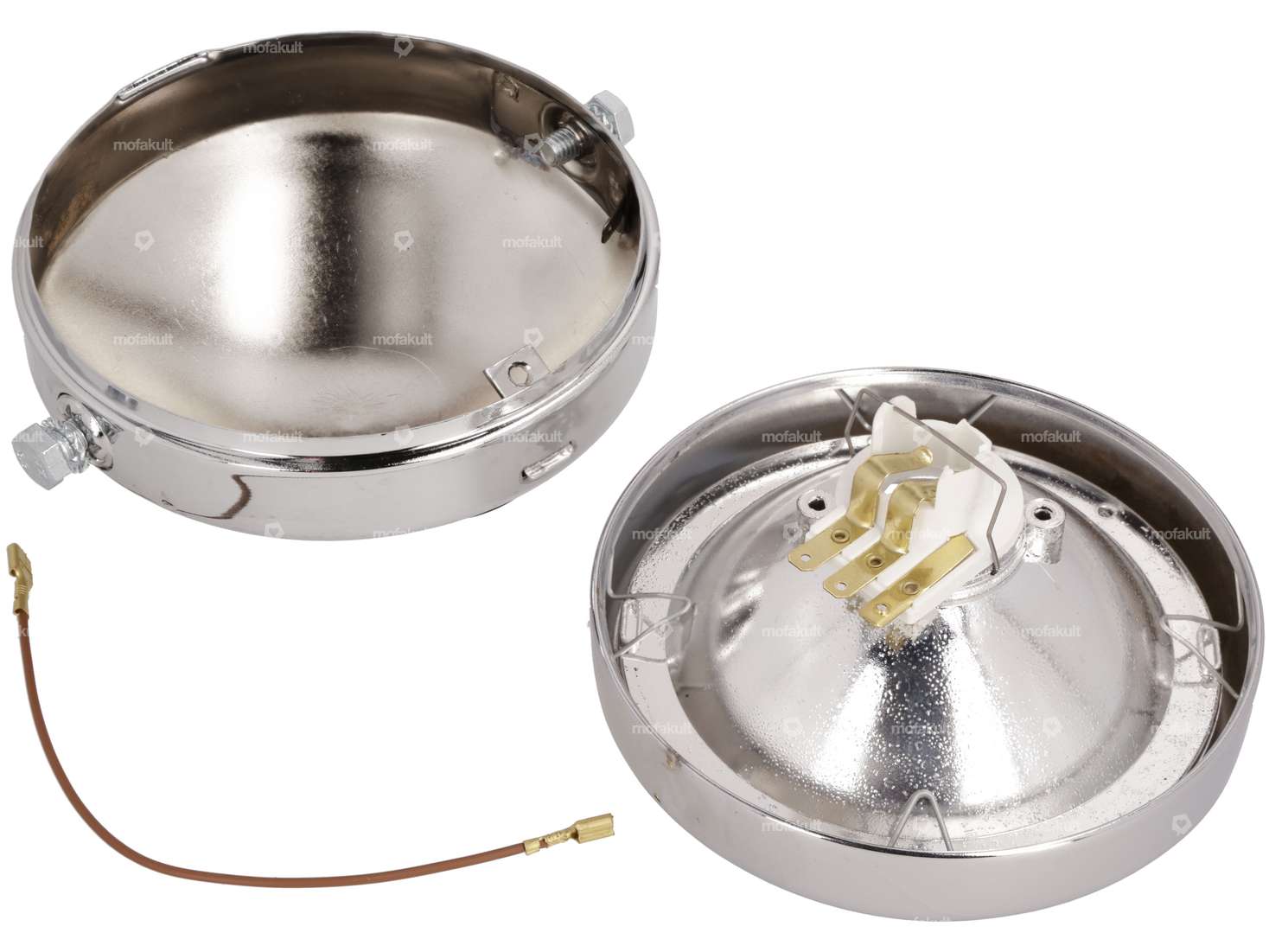 GUIA Scheinwerfer rund Ø 14 cm Chrom (Spoiler) Carousel Image 3