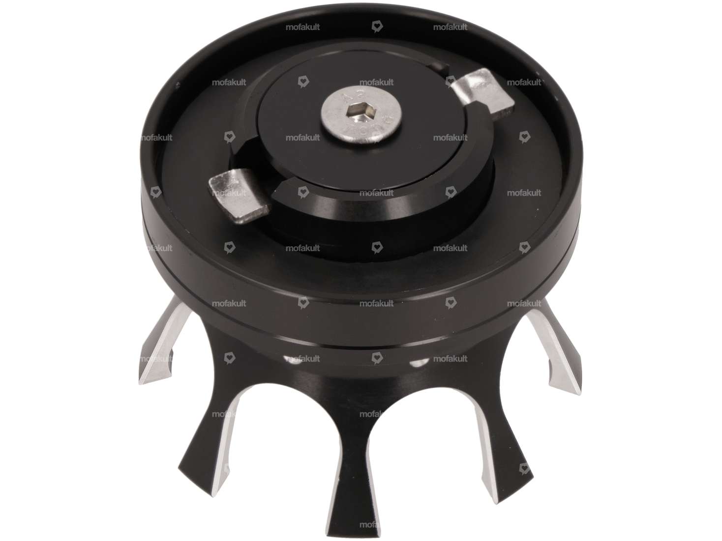 66HEROES Tankdeckel schwarz 40 mm Bajonett «Crown» Carousel Image 2