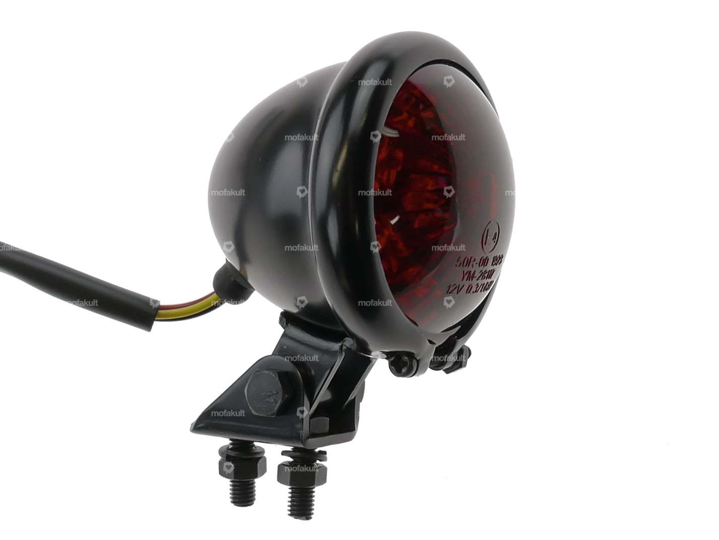 66HEROES Rücklicht «Minnesota» rote Linse schwarz Carousel Image 1