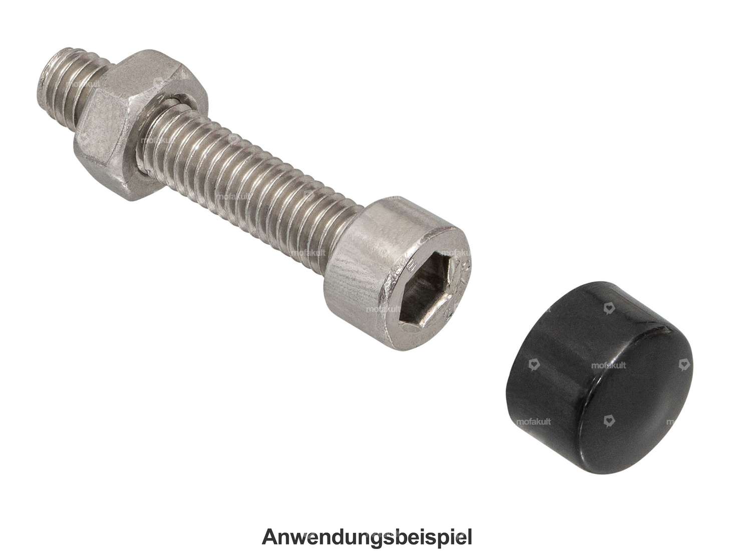 Abdeckung Innensechskant-Kopf M6 schwarz Carousel Image 3
