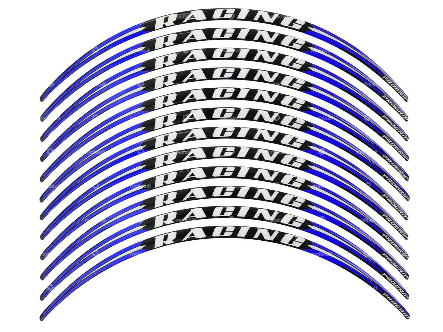 ProGrip Sticker Felgen Racing blau Carousel Image 1