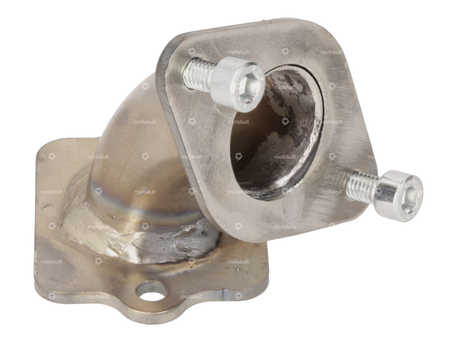 Ansaugstutzen 25 mm ADDY GME Motorengehäuse «der.pruefstand» Inox | Puch E50 Carousel Image 2