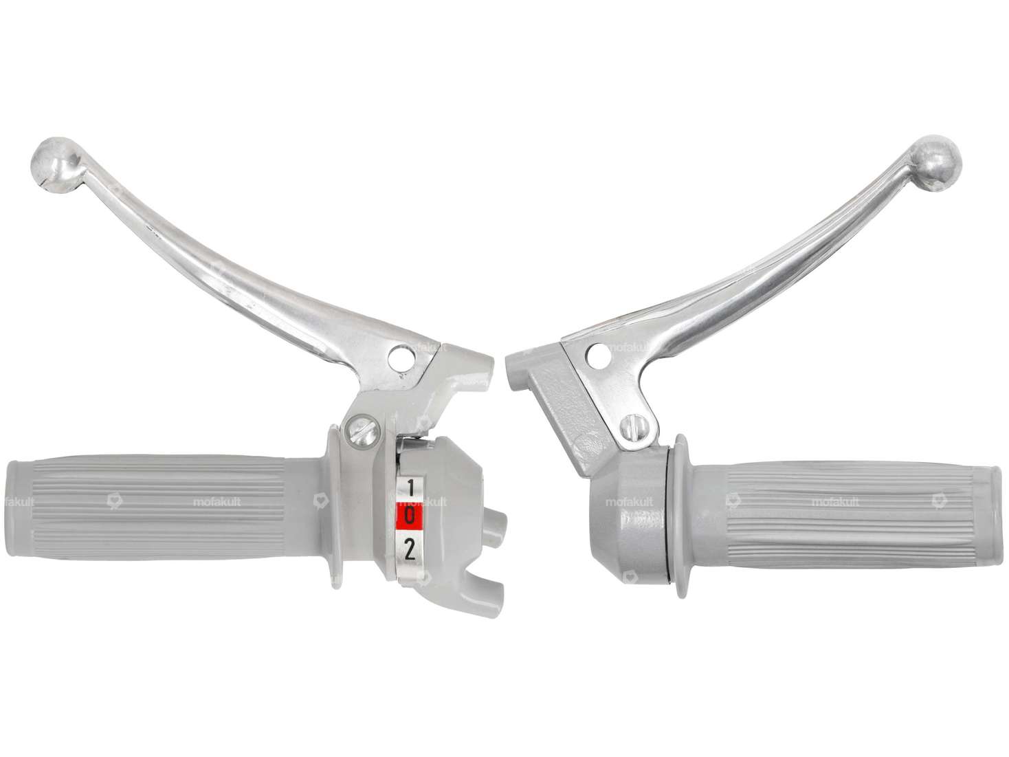 Griffset 2-Gang HG Magura Nachbau grau Carousel Image 1