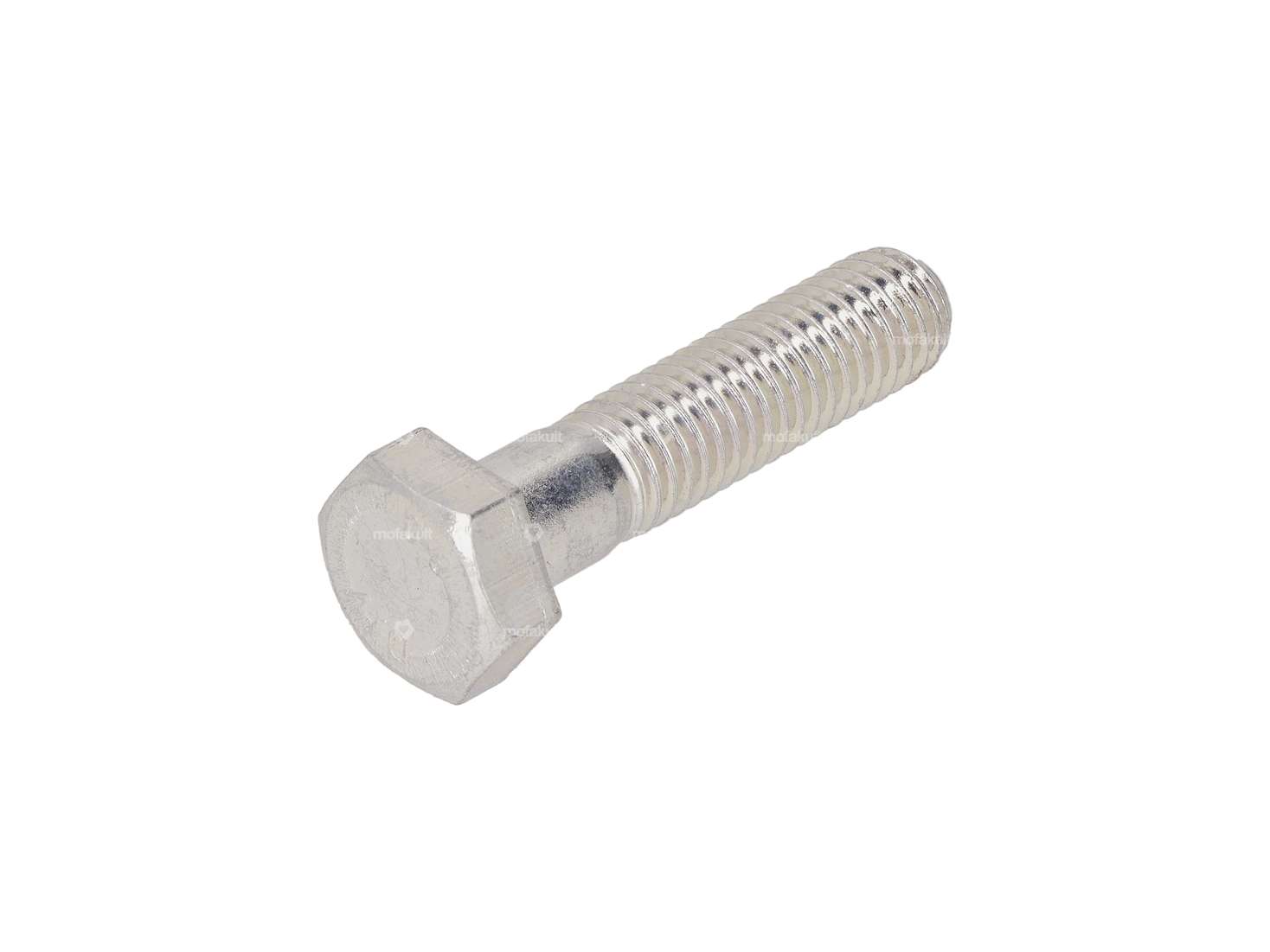 M8x35 hexagon head screw, galvanized shank Carousel Image 1