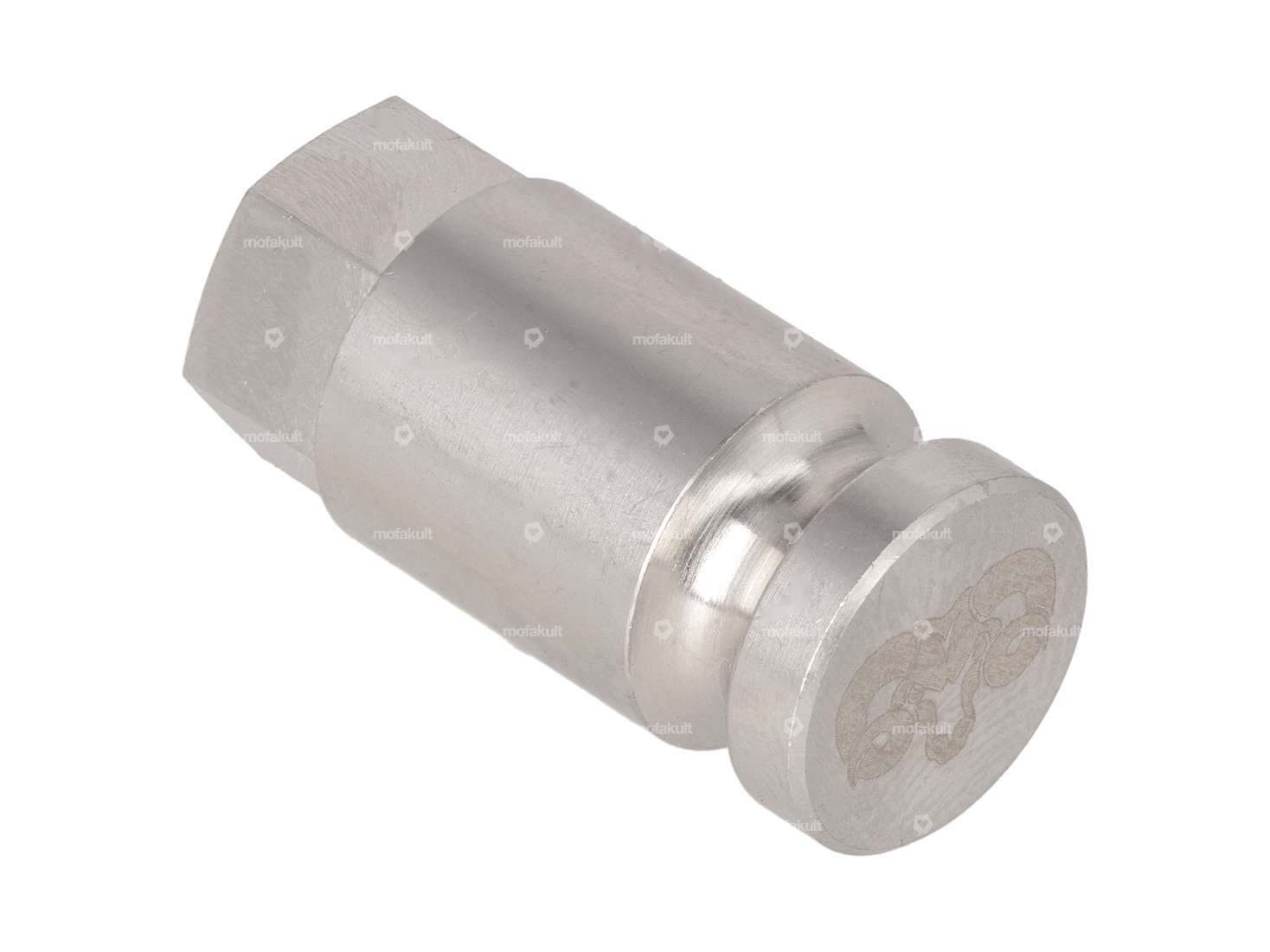 66HEROES Aufnahmezapfen M8 Nummernschildhalter seitlich Inox Carousel Image 2