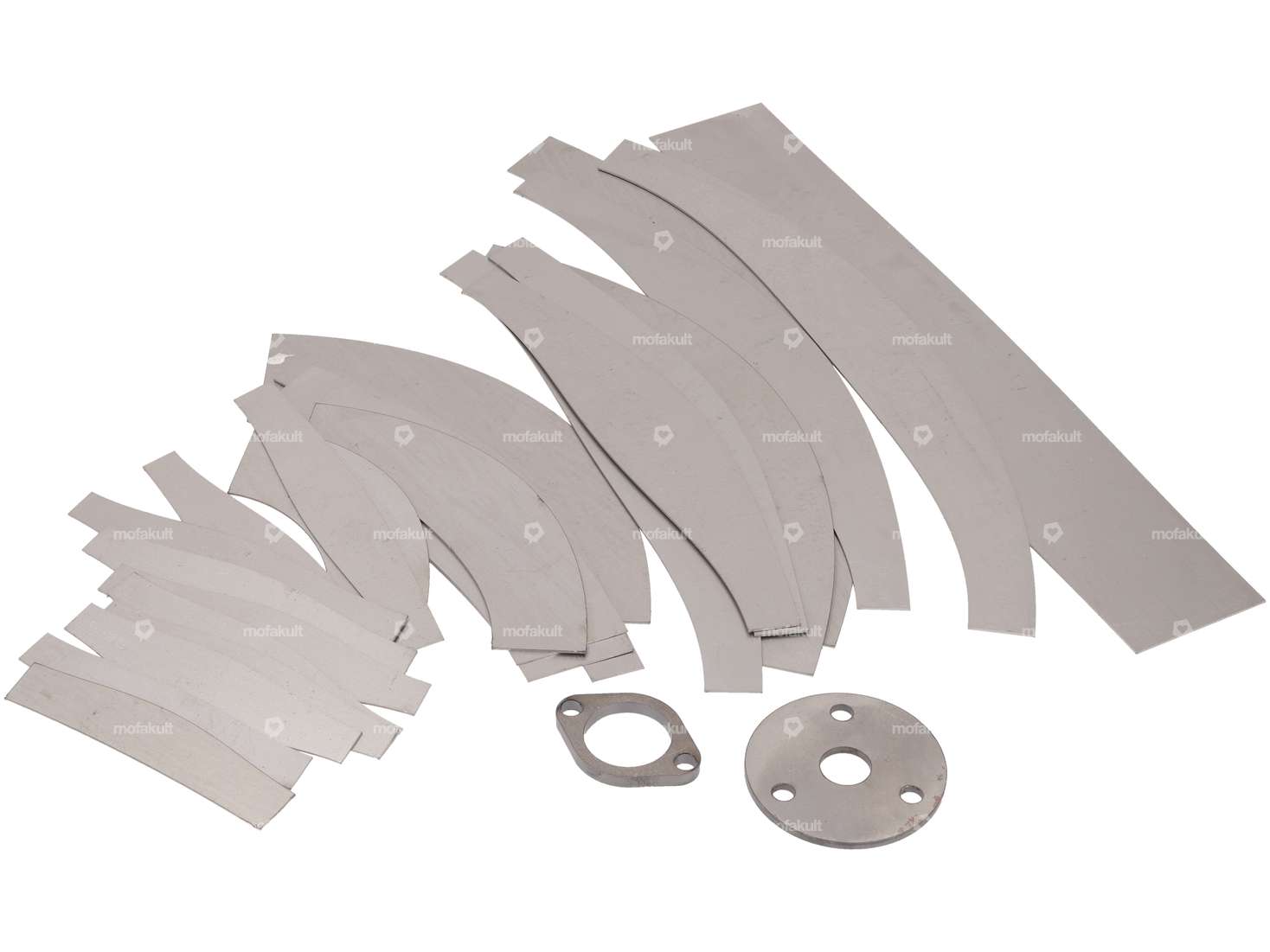 Selbstbau-Set Reso-Auspuff 74 ccm (47 mm) Carousel Image 2