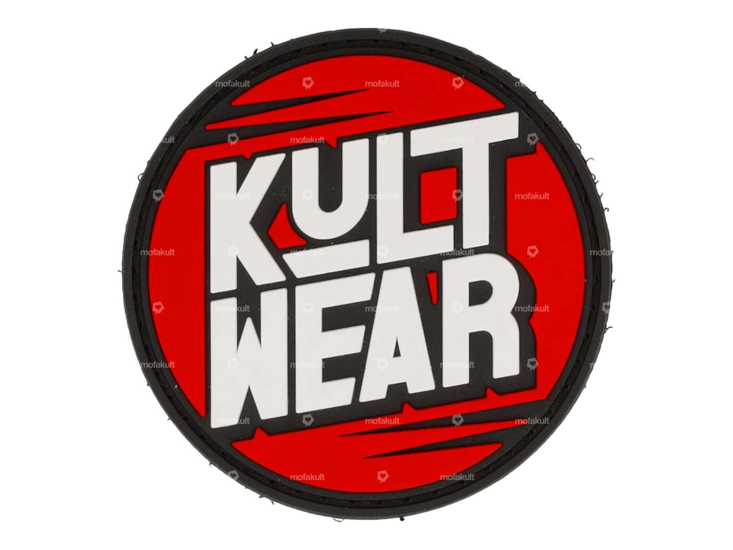 mk-Merch Aufnäher «kultwear» Gummi rund Carousel Image 1