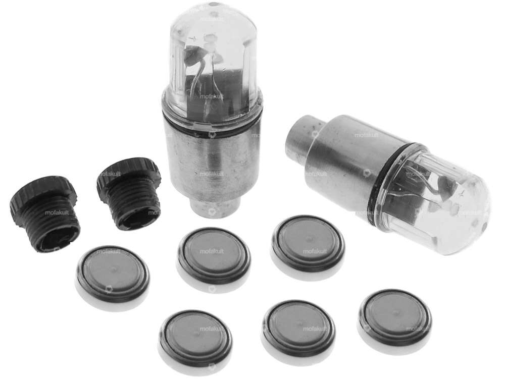 Ventilkappen leuchtend / blinkend LED blau Carousel Image 1