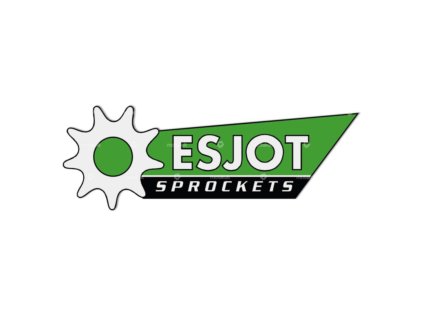 ESJOT Aufkleber Sprockets 10 x 4 cm Carousel Image 1